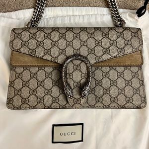 GUCCI Dionysus small GG shoulder bag (like new)